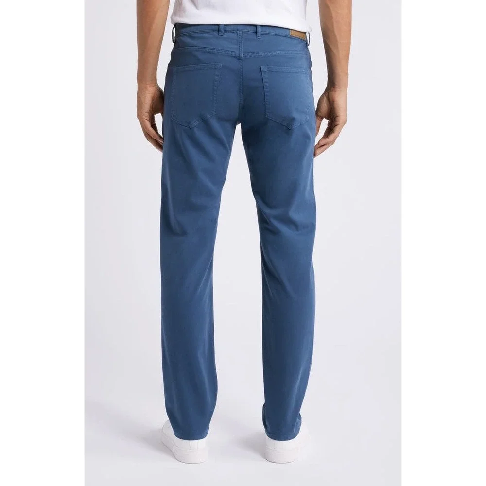 Peter Millar Crown 5-Pocket Pants Mens 31 Blue Cotton Modal Stretch Straight Leg
